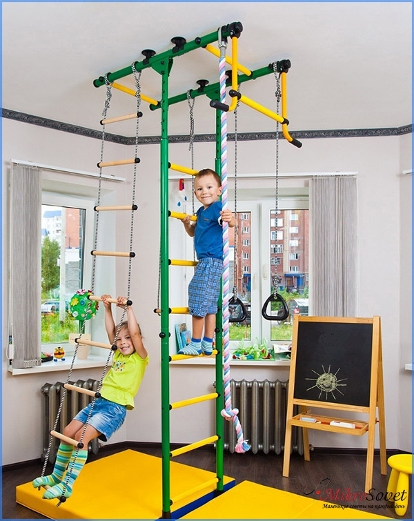 Шведская стенка для детей: как установить в квартиру и меры предосторожности