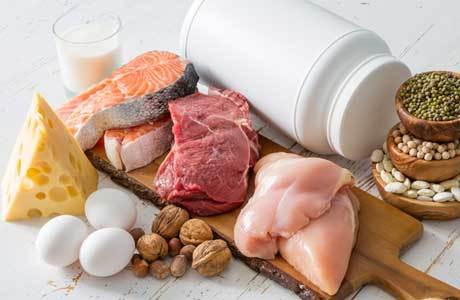Список продуктов питания с большим содержанием белка, таблица продуктов