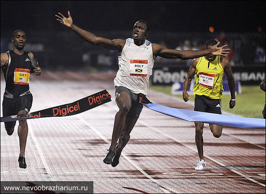 Наиболее знаменитые мировые рекорды по бегу среди мужчин на сто метров