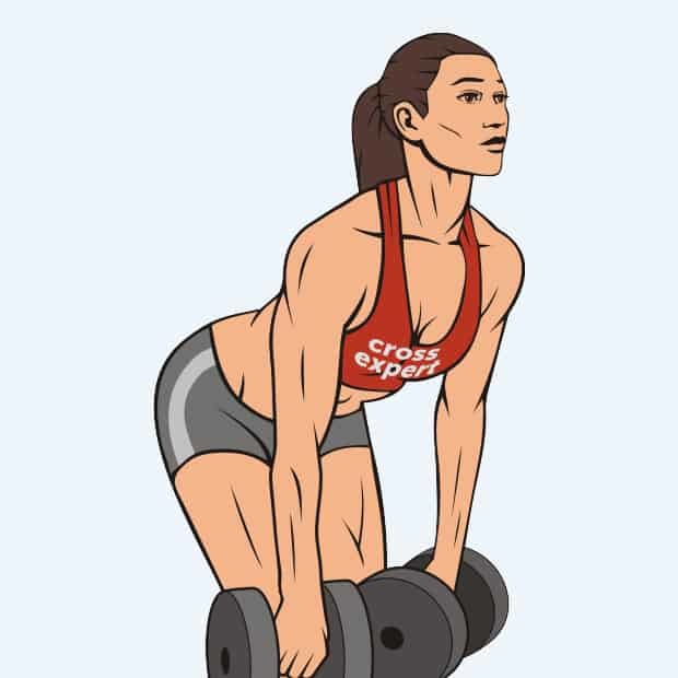 Становая тяга с гантелями: виды становой тяги для девушек и мужчин