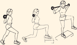 Выпады со штангой: техника упражнения, как делать со свободным весом и в Смите